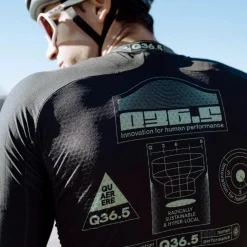Maglia maniche lunghe Q36.5 Gregarius Hybrid Light Retrofuture - Nero