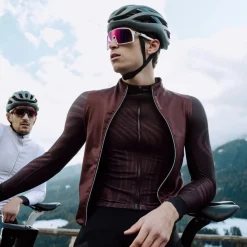 Maglia maniche lunghe Q36.5 Gregarius Hybrid Dolomiti - Marrone