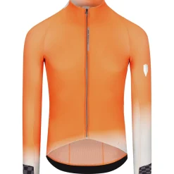Maglia maniche lunghe Q36.5 Gregarius Hybrid Collar Fade - Orange