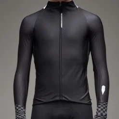 Maglia maniche lunghe Q36.5 Gregarius Hybrid Collar Fade - Nero