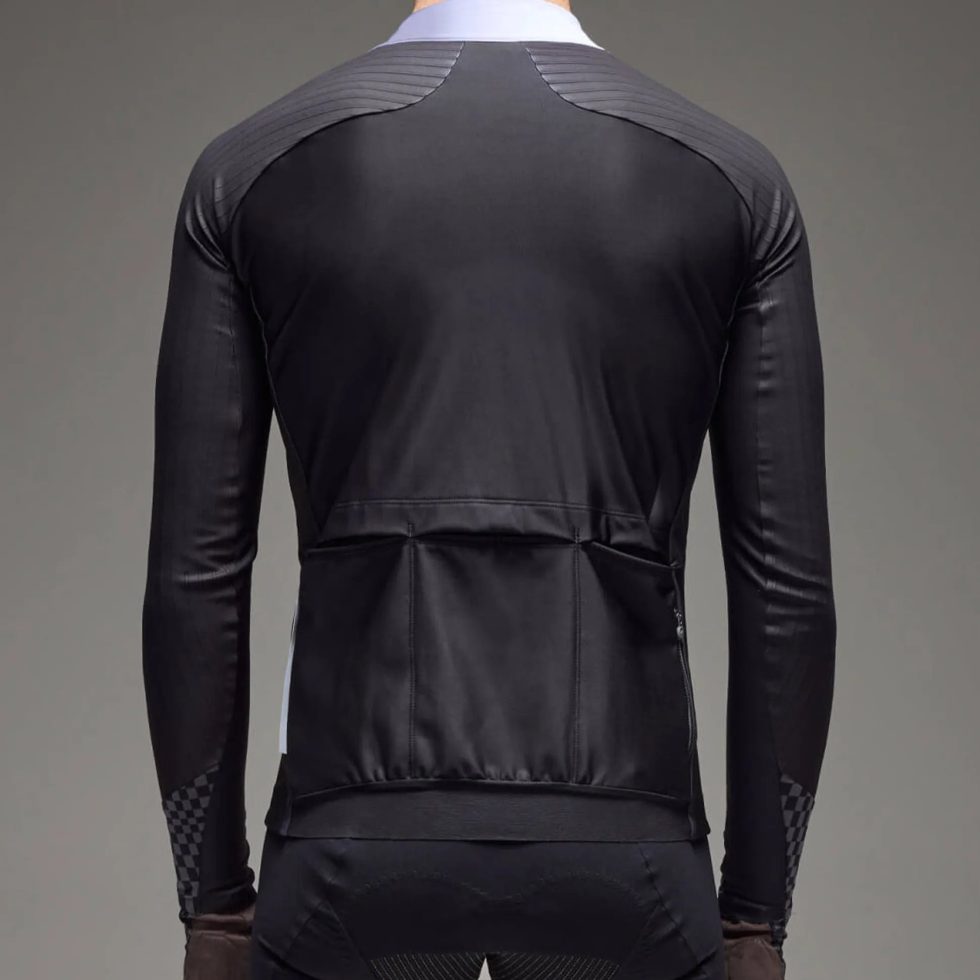 Maglia maniche lunghe Q36.5 Gregarius Hybrid Collar Fade - Nero