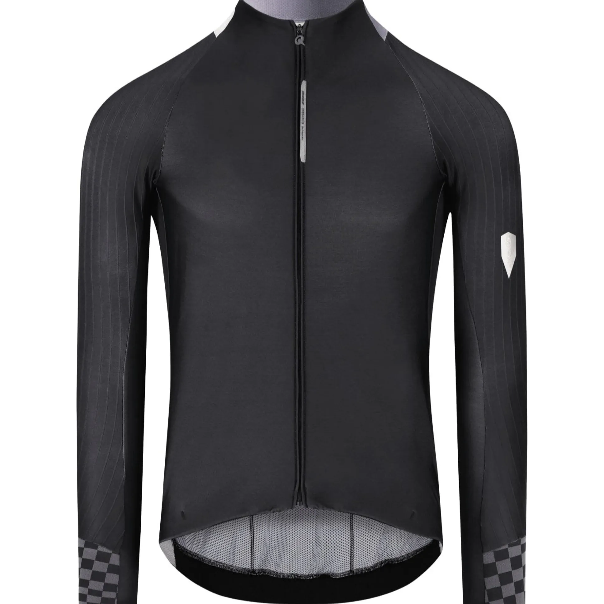 Maglia maniche lunghe Q36.5 Gregarius Hybrid Collar Fade - Nero
