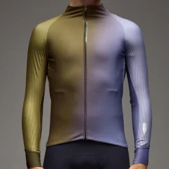 Maglia maniche lunghe Q36.5 Gregarius Hybrid Big Fade - Verde