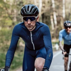 Maglia maniche lunghe Q36.5 L1 Pinstripe X - Blu