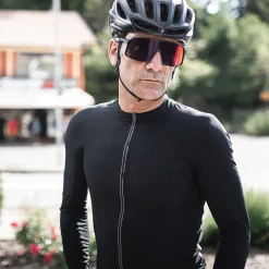 Maglia maniche lunghe Q36.5 L1 Pinstripe X - Nero