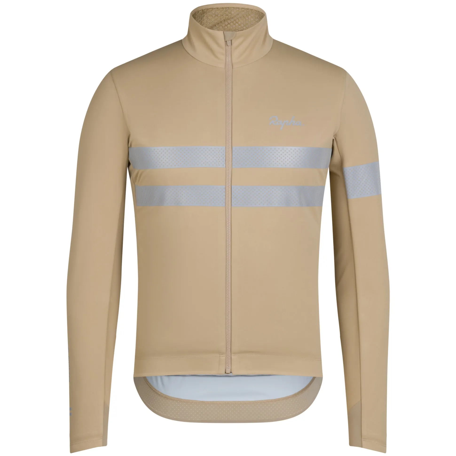 Maglia maniche lunghe Rapha Brevet Windstopper - Beige