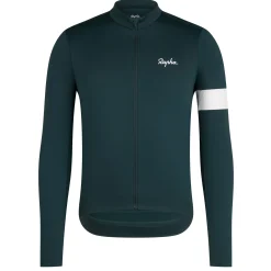 Maglia maniche lunghe Rapha Core - Verde bianco