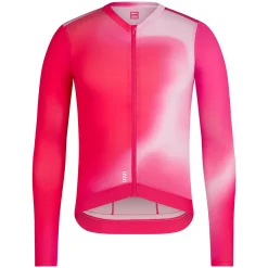 Maglia maniche lunghe Rapha Pro Team Lightweight 3 Surface Print - Rosa