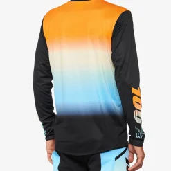 Maglia maniche lunghe 100% R-Core X LE - Arancio azzurro