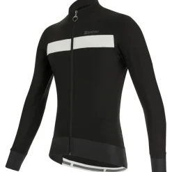 Maglia maniche lunghe Santini Adapt - Nero bianco