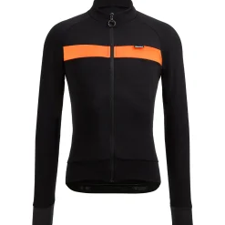 Maglia maniche lunghe Santini Adapt Wool - Arancio