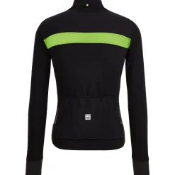 Maglia maniche lunghe Santini Adapt Wool - Verde