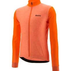 Maglia maniche lunghe Santini Colore Puro - Arancio