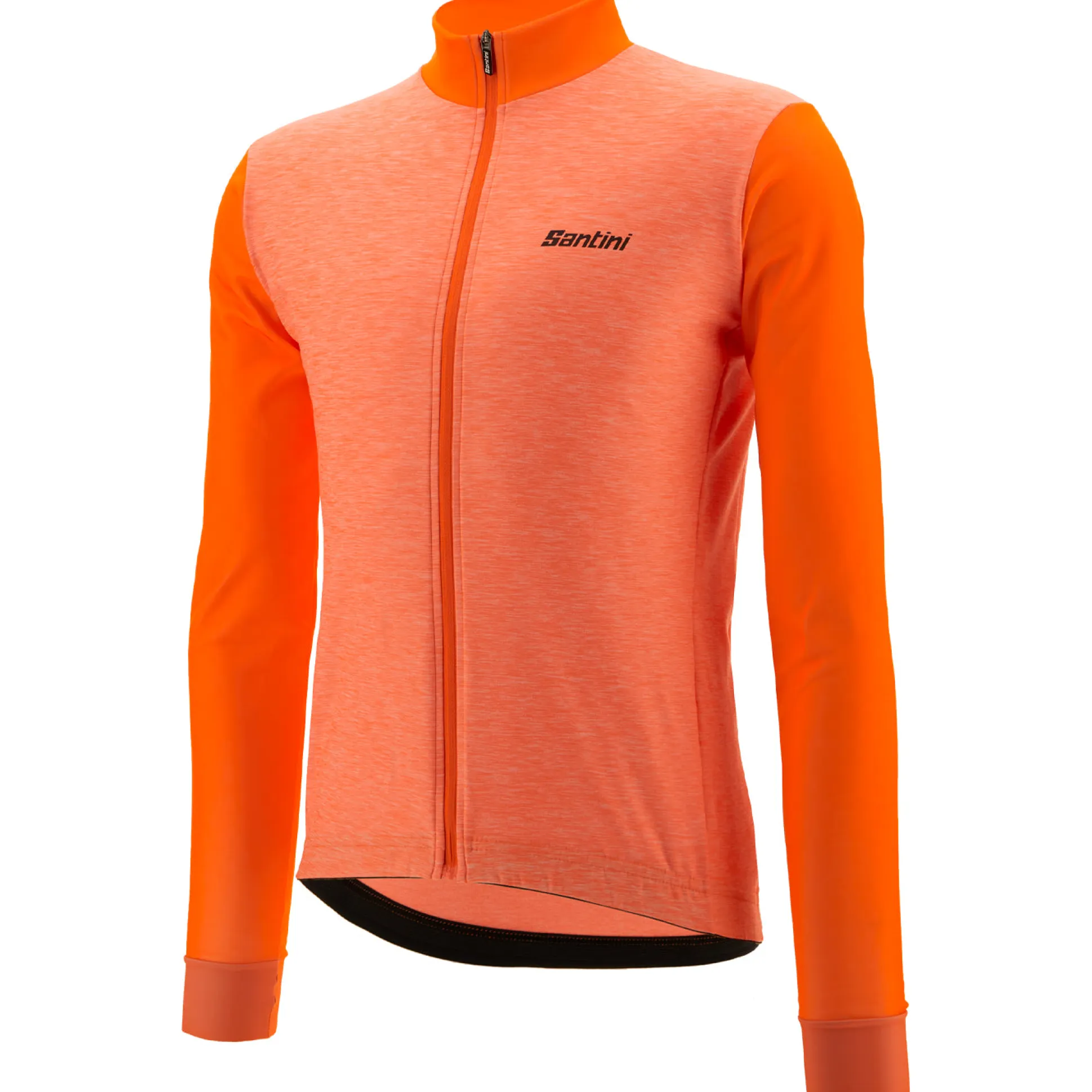 Maglia maniche lunghe Santini Colore Puro - Arancio