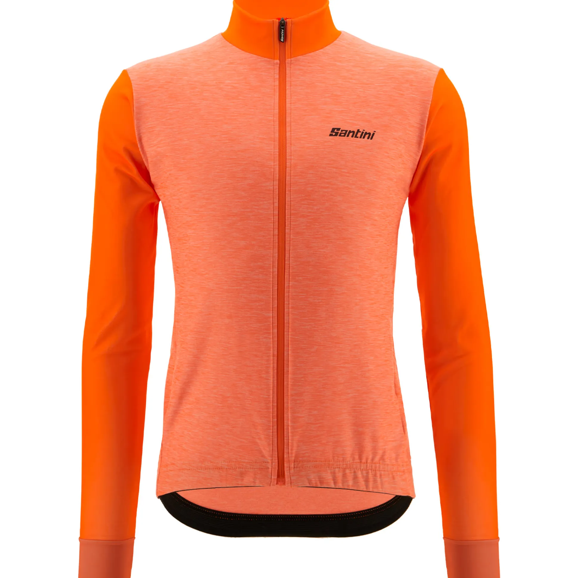 Maglia maniche lunghe Santini Colore Puro - Arancio
