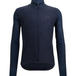 Maglia maniche lunghe Santini Colore Puro - Blu