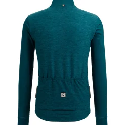Maglia maniche lunghe Santini Colore Puro - Verde