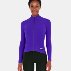 Maglia maniche lunghe Santini RTR - Viola scuro