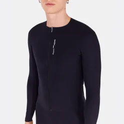 Maglia maniche lunghe Santini Unico - Nero