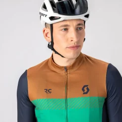 Maglia maniche lunghe Scott RC Team - Marrone verde