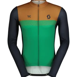 Maglia maniche lunghe Scott RC Team - Marrone verde