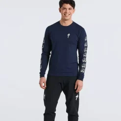 Maglia maniche lunghe Specialized Special Eyes - Blu