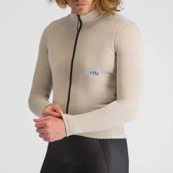 Maglia maniche lunghe Sportful Supergiara Wool - Beige