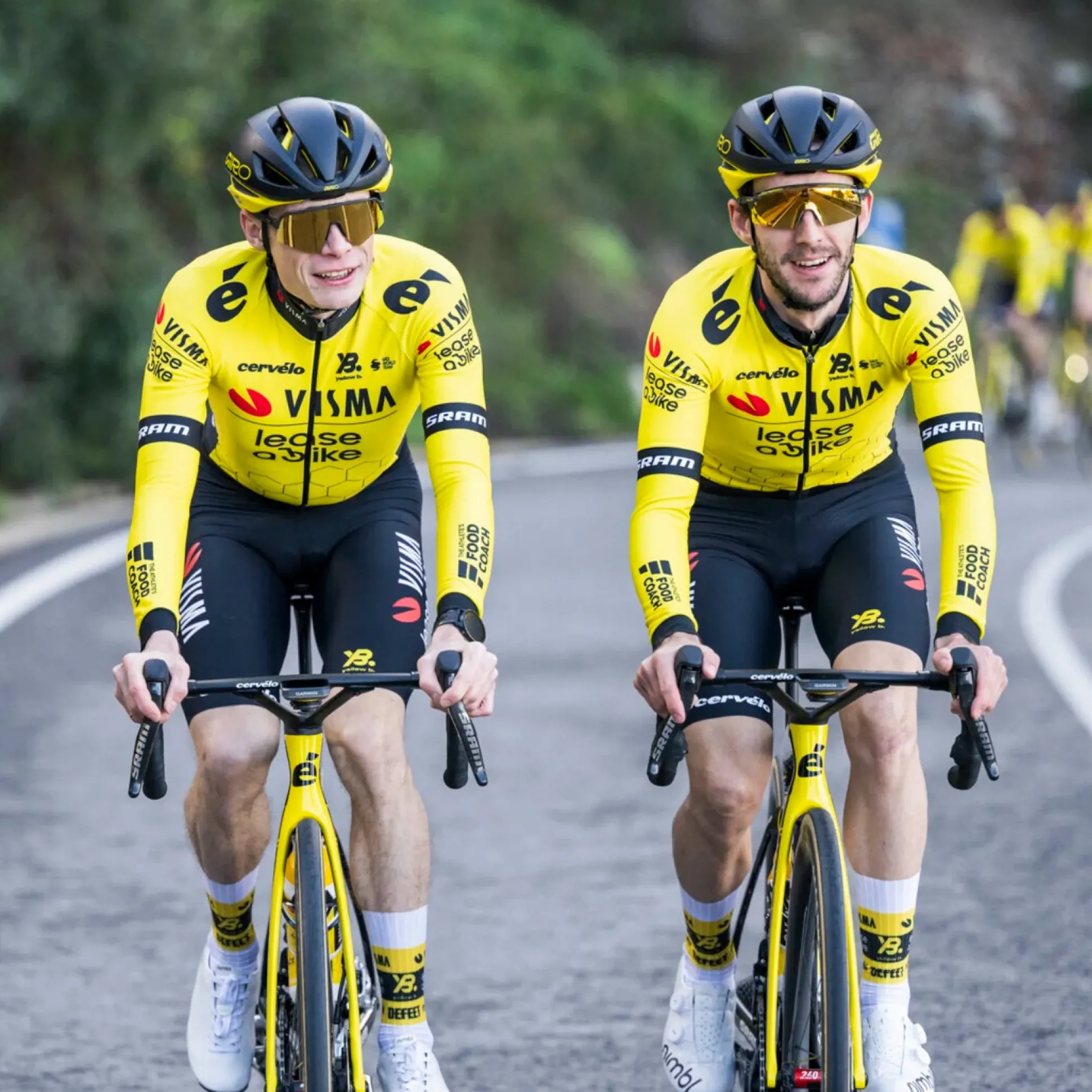 Maglia maniche lunghe Team Visma Lease a bike 2025
