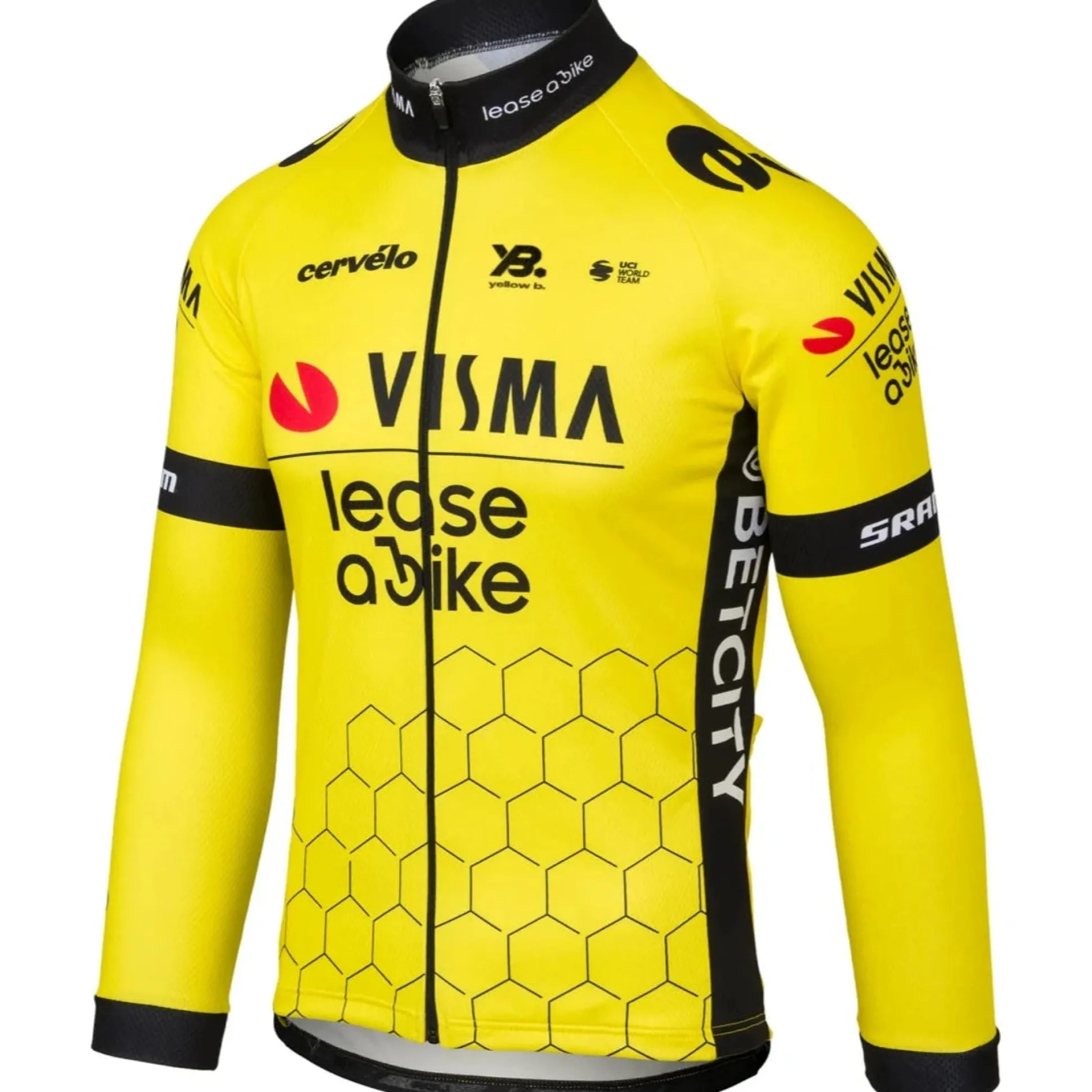 Maglia maniche lunghe Team Visma Lease a bike 2025