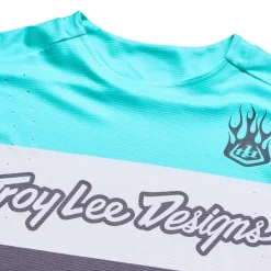 Maglia maniche lunghe Troy Lee Designs Yo Moto - Nero azzurro