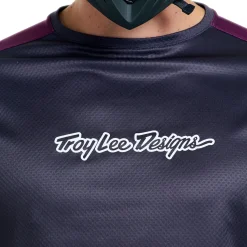 Maglia maniche lunghe Troy Lee Designs Stage Signature - Nero