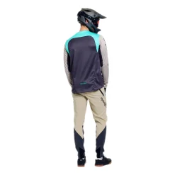 Maglia maniche lunghe Troy Lee Designs Stage Signature - Beige