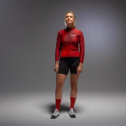 Maglia maniche lunghe Wilier Aurora - Rosso