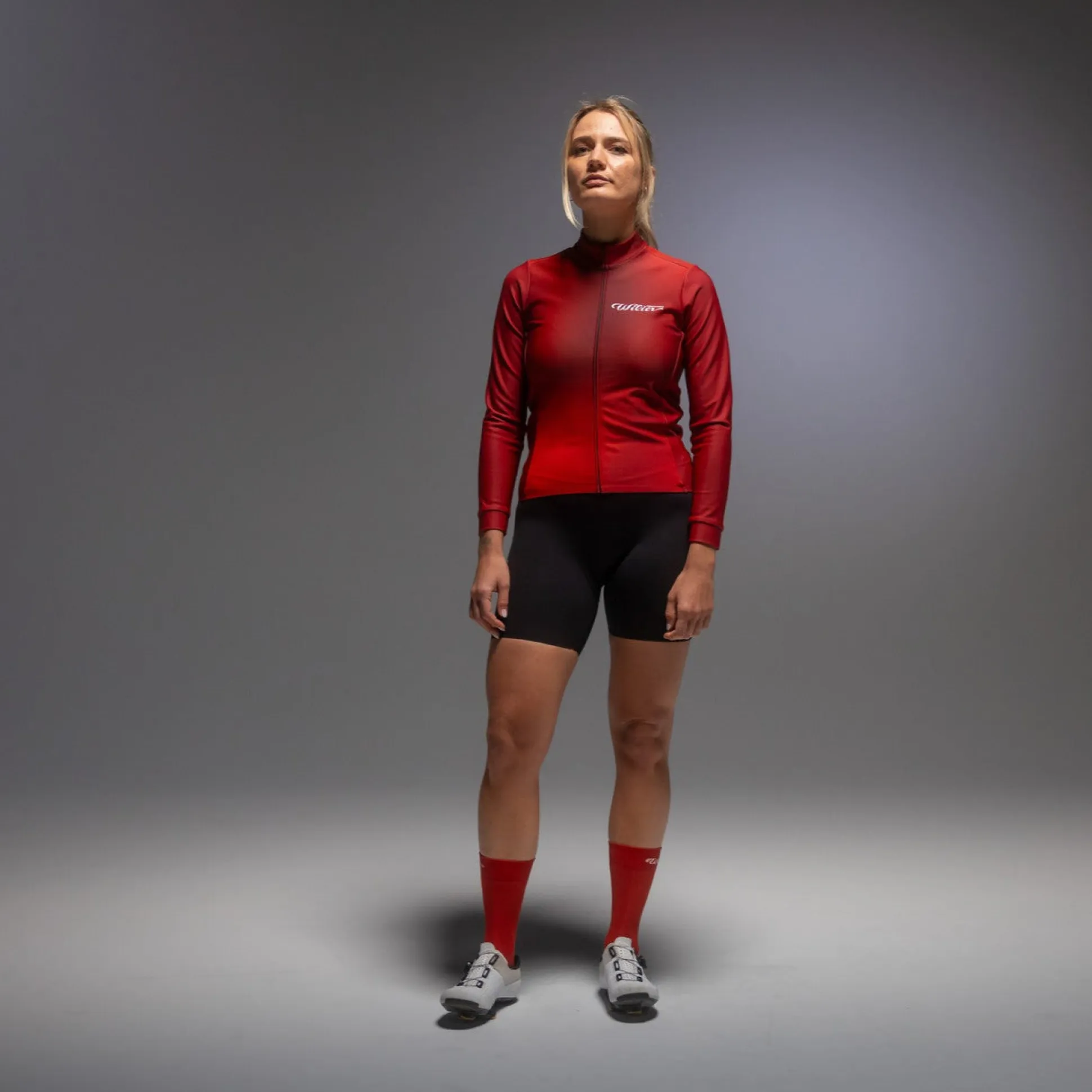 Maglia maniche lunghe Wilier Aurora - Rosso