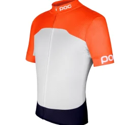 Maglia Poc AVIP printed Light - Bianco Arancio