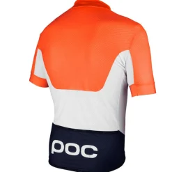 Maglia Poc AVIP printed Light - Bianco Arancio