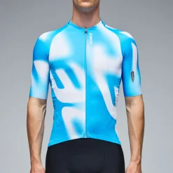 Maglia Q36.5 Gregarius Pro Big Logo - Azzurro