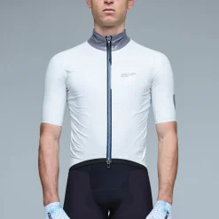 Maglia Q36.5 Pro Cycling Team Rain Shell Aero - Bianco