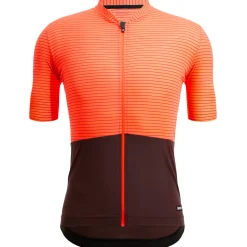Maglia Santini Color Riga - Arancio