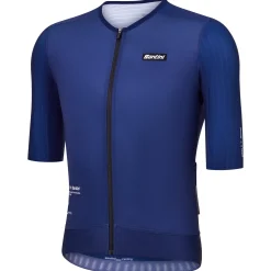 Maglia Santini Mads Pedersen Momentum Series - Blu