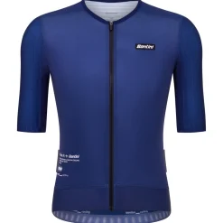 Maglia Santini Mads Pedersen Momentum Series - Blu