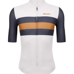 Maglia Santini Sleek Bengal - Bianco