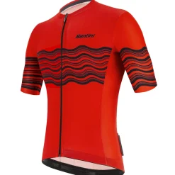 Maglia Santini Tono Profilo - Rosso