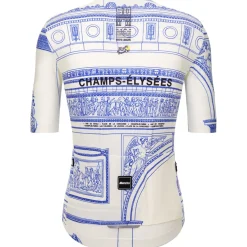 Maglia Santini Tour de France Arc de Triomphe - Bianco