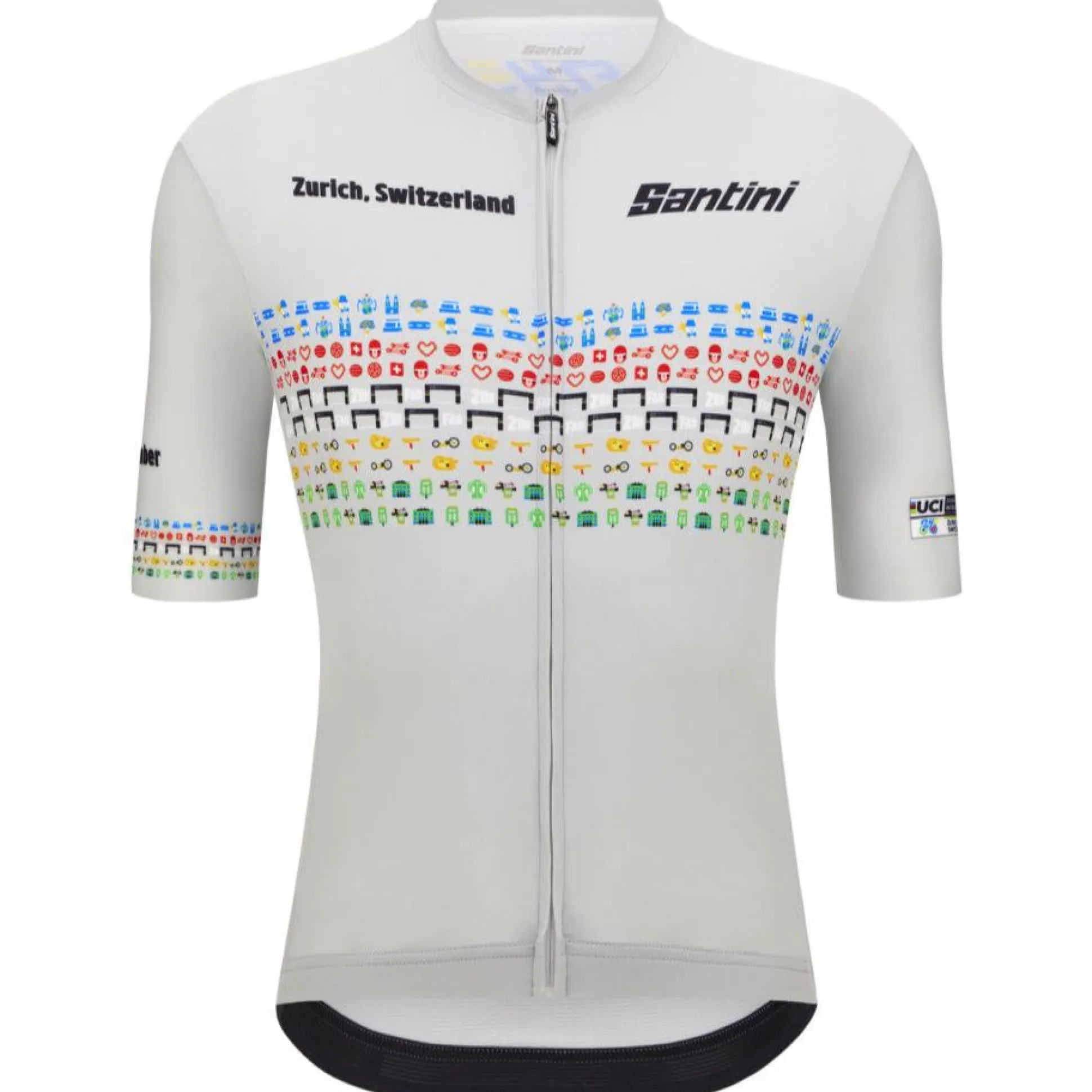 Maglia Santini UCI World Championship Zurigo 2024 - Grigio