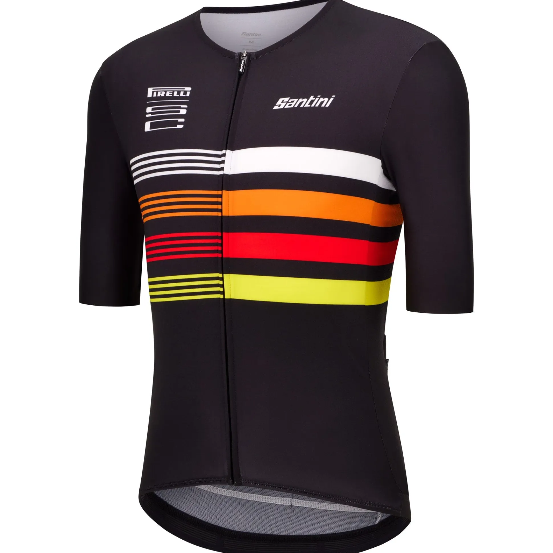 Maglia Santini x PIRELLI Tape - Nero