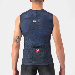 Maglia senza maniche Castelli Insider - Blu