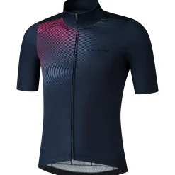 Maglia Shimano S-Phyre Wind - Blu rosa