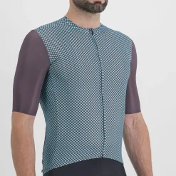 Maglia Sportful Checkmate - Azzurro