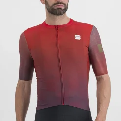 Maglia Sportful Rocket - Rosso azzurro